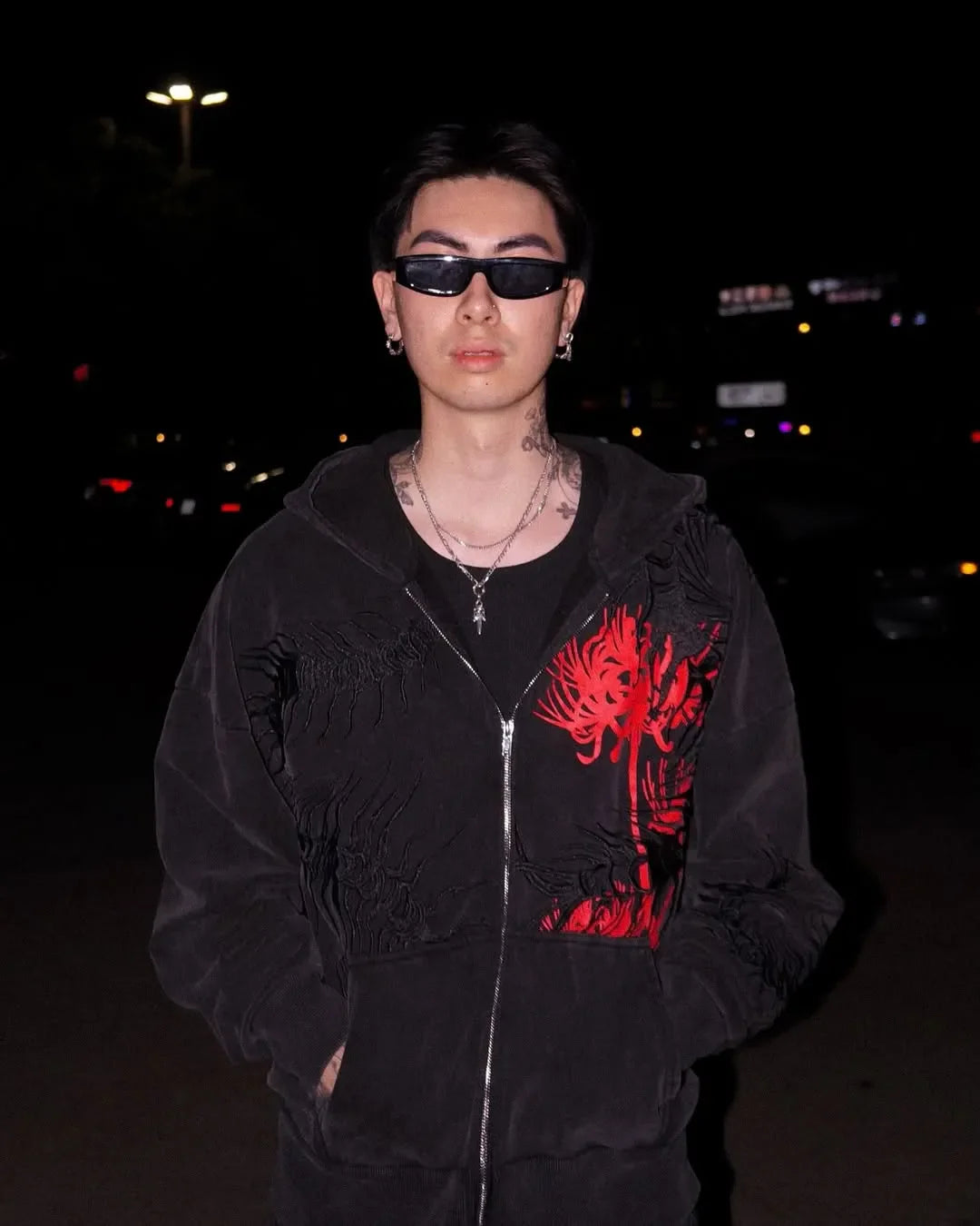 CENTIPEDE ZIP UP HOODIE