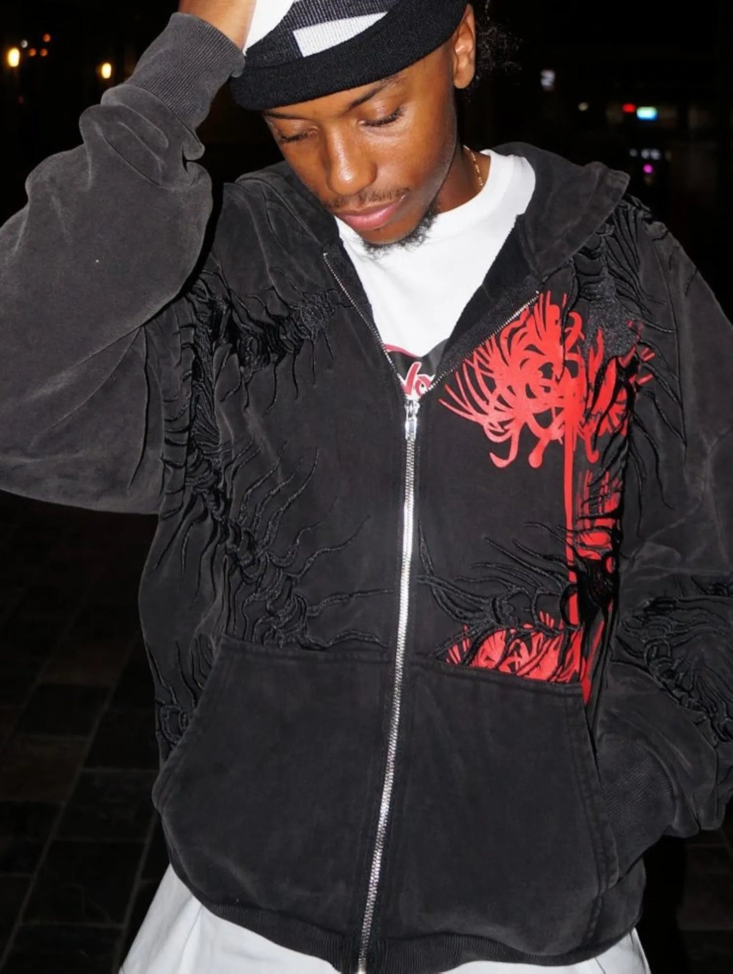 CENTIPEDE ZIP UP HOODIE