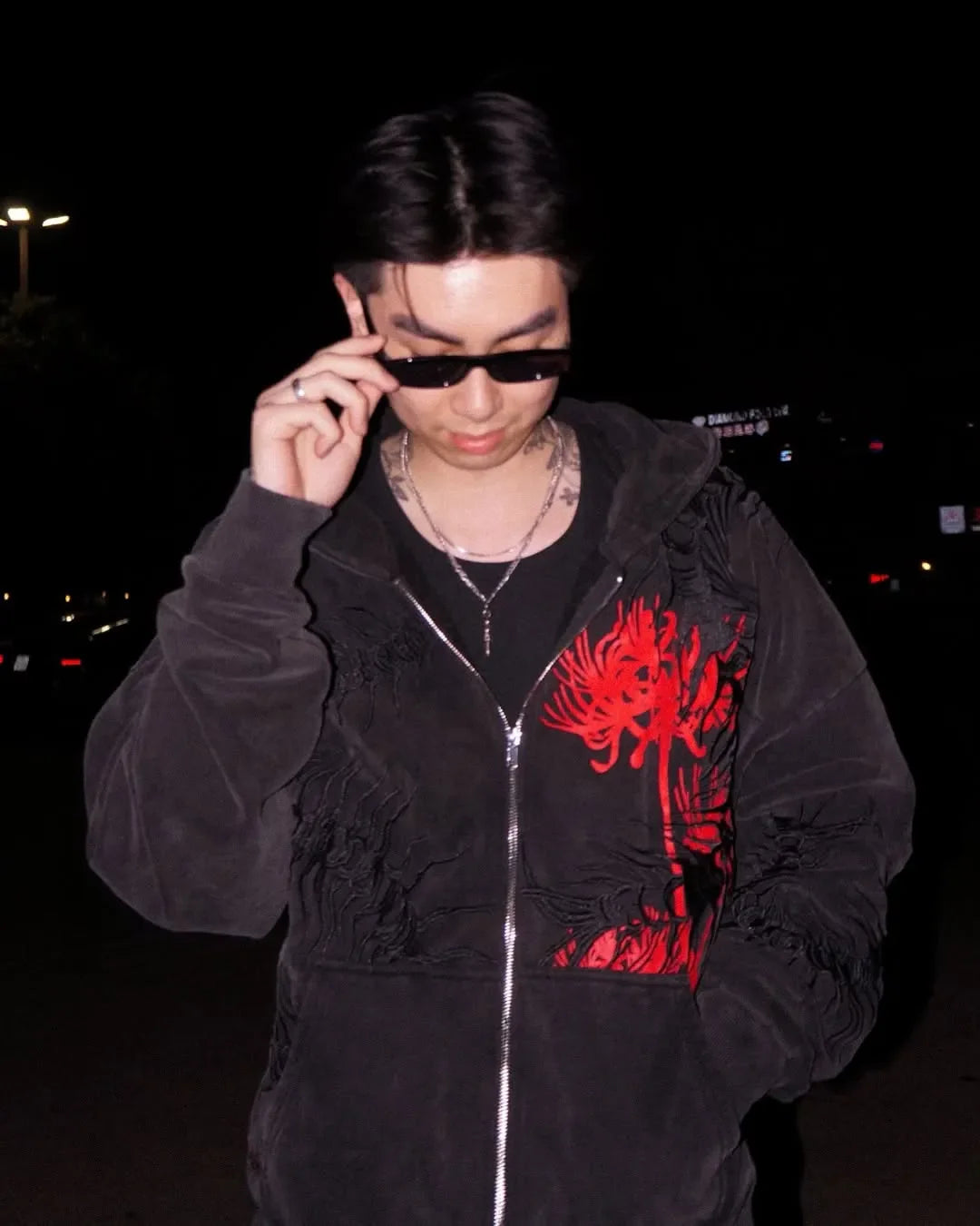 CENTIPEDE ZIP UP HOODIE